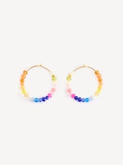 Anni Lu Gold Tone 18ct Crystal Bay Hoops - Image 1 of 2