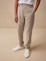 neutre - Pantalon de costume Lin (3-16ans) - Image 1 de 11