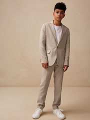neutre - Pantalon de costume Lin (3-16ans) - Image 2 de 11