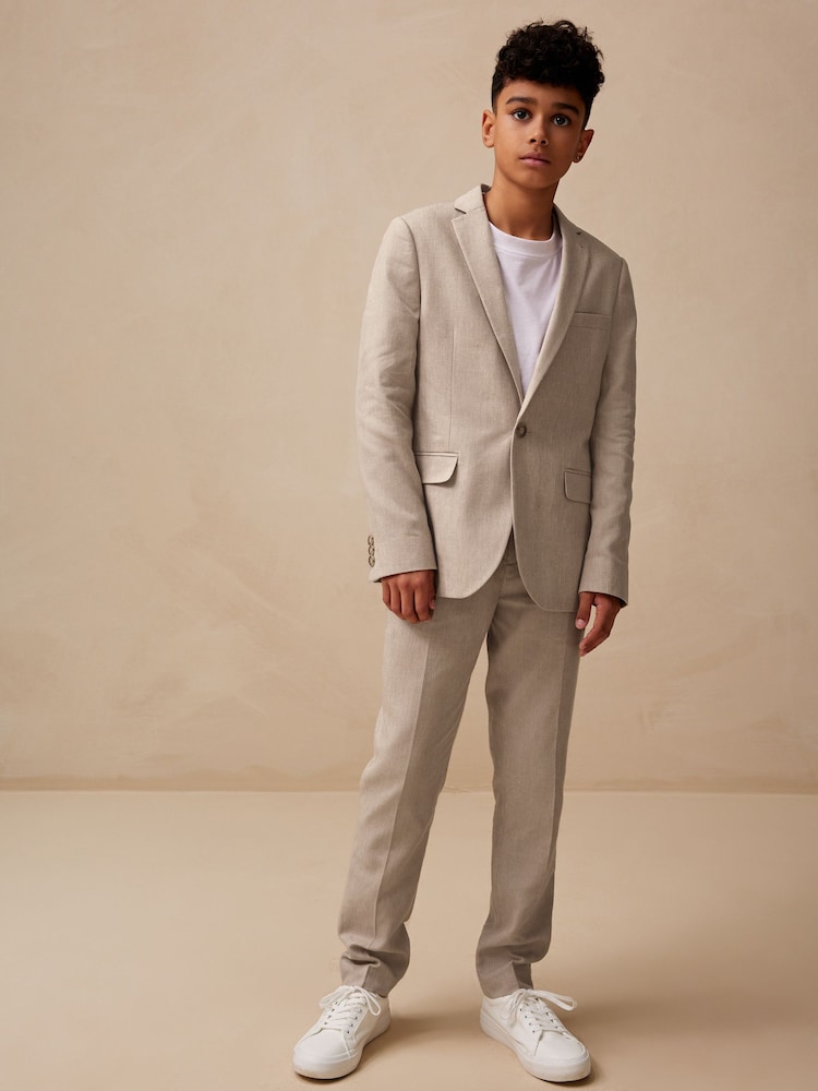 neutre - Pantalon de costume Lin (3-16ans) - Image 2 of 11