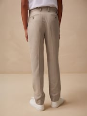 neutre - Pantalon de costume Lin (3-16ans) - Image 3 de 11