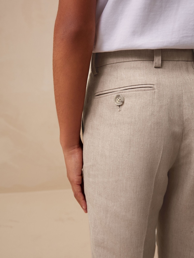 neutre - Pantalon de costume Lin (3-16ans) - Image 4 of 11