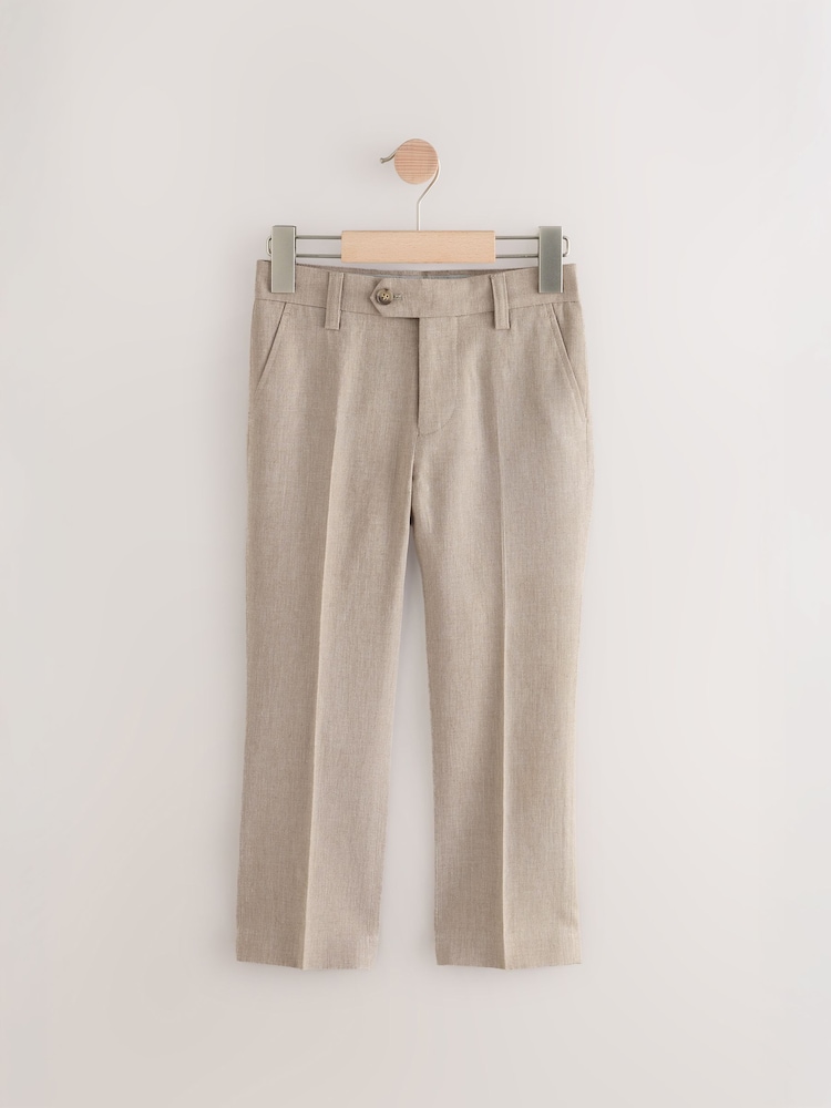 neutre - Pantalon de costume Lin (3-16ans) - Image 5 of 11