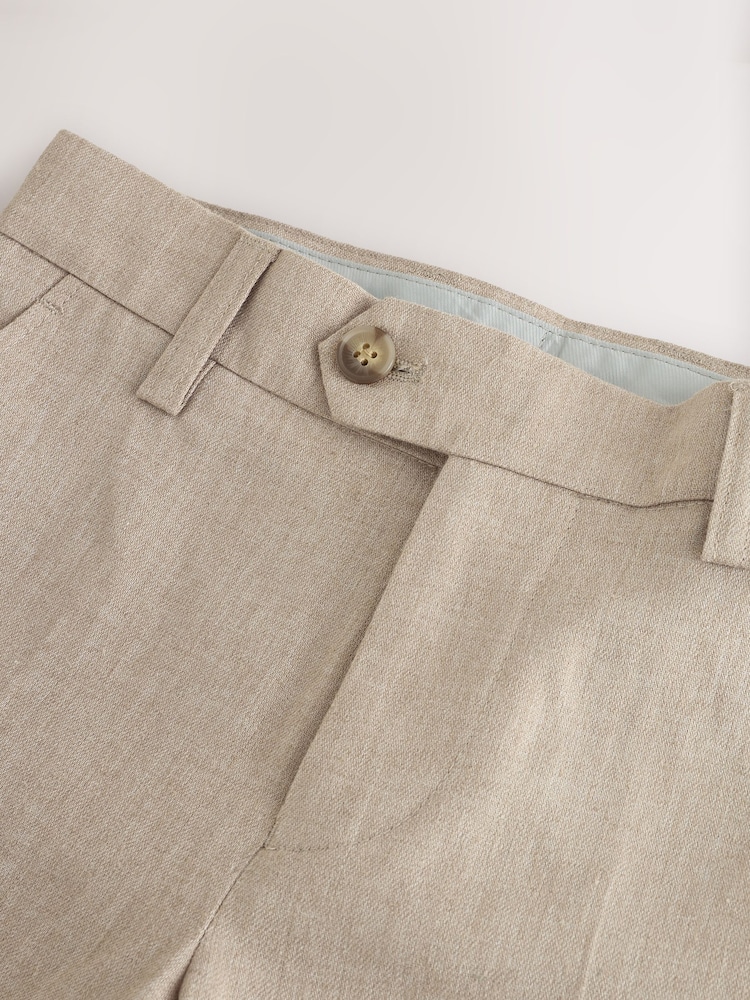 neutre - Pantalon de costume Lin (3-16ans) - Image 8 of 11