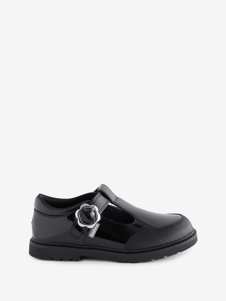 Toezone Clover Patent T-Bar School Shoes - Image 1 of 7