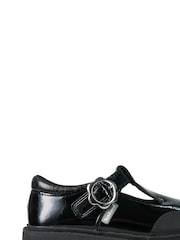 Toezone Clover Patent T-Bar School Shoes - Image 3 of 7