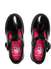 Toezone Clover Patent T-Bar School Shoes - Image 4 of 7