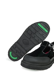 Toezone Clover Patent T-Bar School Shoes - Image 5 of 7