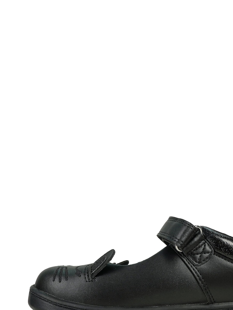 ToeZone Amy Girls Bunny School Shoes: Vegan - Image 2 of 6