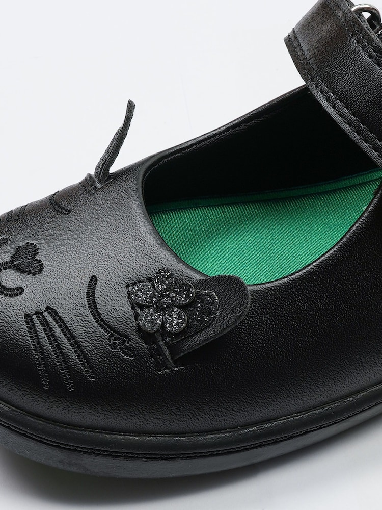 Chaussures ToeZone Amy Filles Bunny d’école - Image 5 of 6