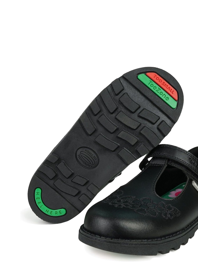 Buy ToeZone Kat Flower School Shoes: Stylish design from the Next