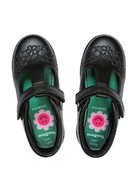 ToeZone Kat Vegan Flower School Shoes: Stylish design - Image 5 of 7