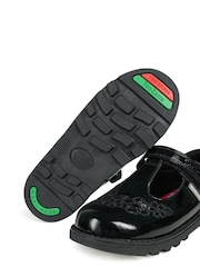 Toezone Flo Patent Flower School Shoes - Image 4 of 7