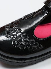 Toezone Flo Patent Flower School Shoes - Image 6 of 7
