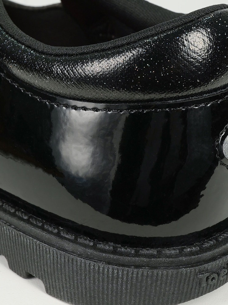 Toezone Flo Patent Flower School Shoes - Image 7 of 7