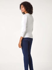 Blusa Roman com Botões Diamante e JumperRecortada - Imagem 2 de 5