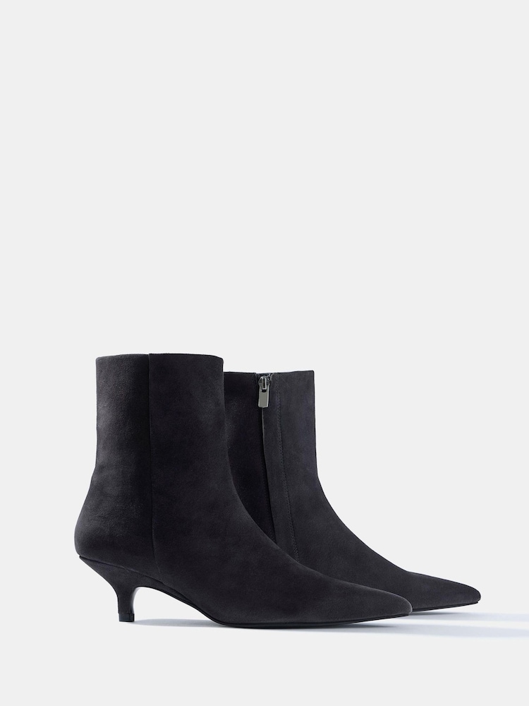 Grau - Mint Velvet Ashley Suede Ankle Boots - Bild 2 von 4 Grau - Mint Velvet Ashley Suede Ankle Boots - Bild 2 von 4