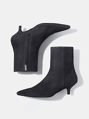Grau - Mint Velvet Ashley Suede Ankle Boots - Bild 3 von 4