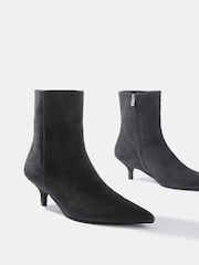 Grau - Mint Velvet Ashley Suede Ankle Boots - Bild 4 von 4