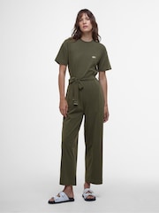 Barbour® International Sierra Green Jumpsuit - Image 1 of 5