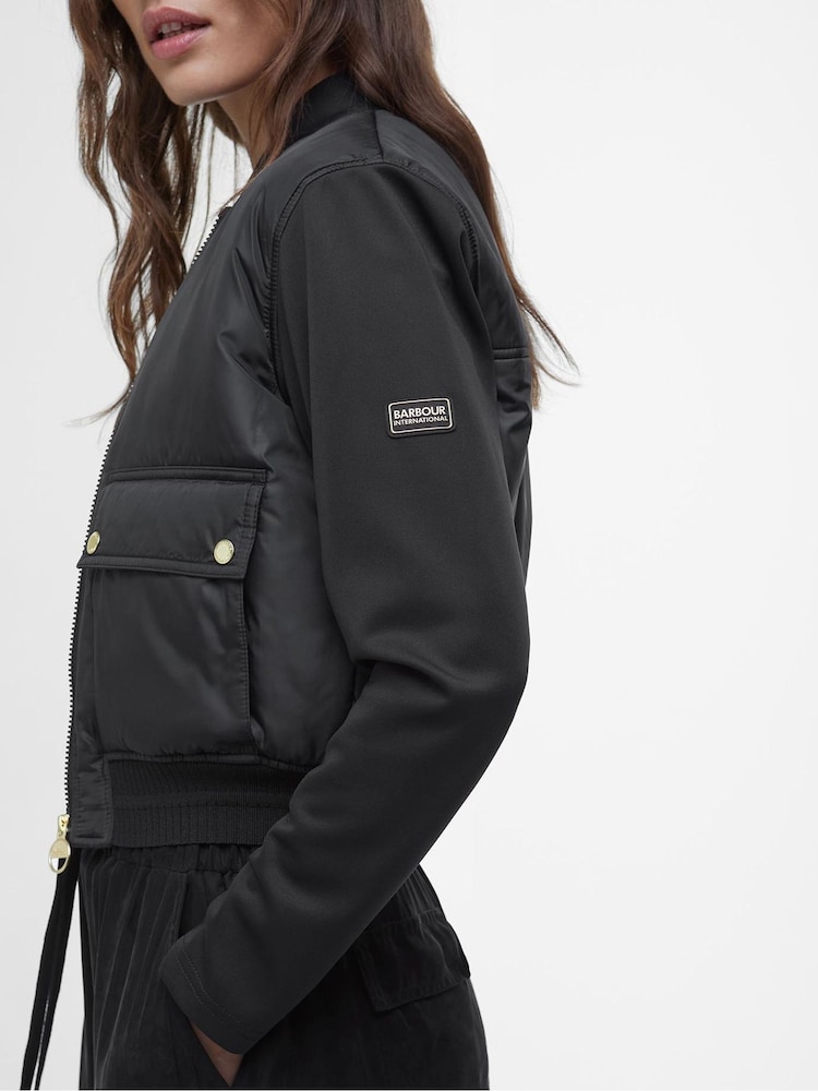 Barbour® International Emerson Quilted Bomber Jacket - Image 3 of 5