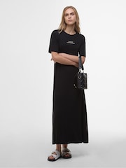 Barbour® International Estella Maxi Black Dress - Image 1 of 5
