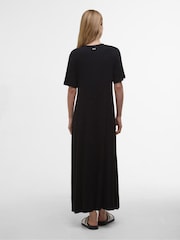 Barbour® International Estella Maxi Black Dress - Image 2 of 5