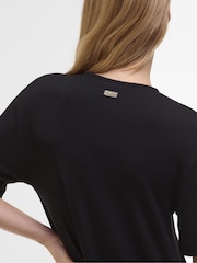 Barbour® International Estella Maxi Black Dress - Image 4 of 5
