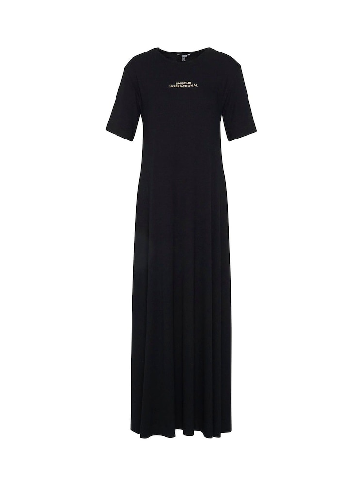 Barbour® International Estella Maxi Black Dress - Image 5 of 5 Barbour® International Estella Maxi Black Dress - Image 5 of 5