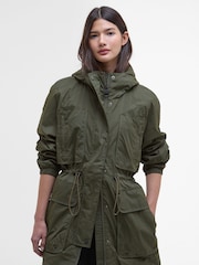 Barbour® International Green Misha Casual Jacket - Image 4 of 9