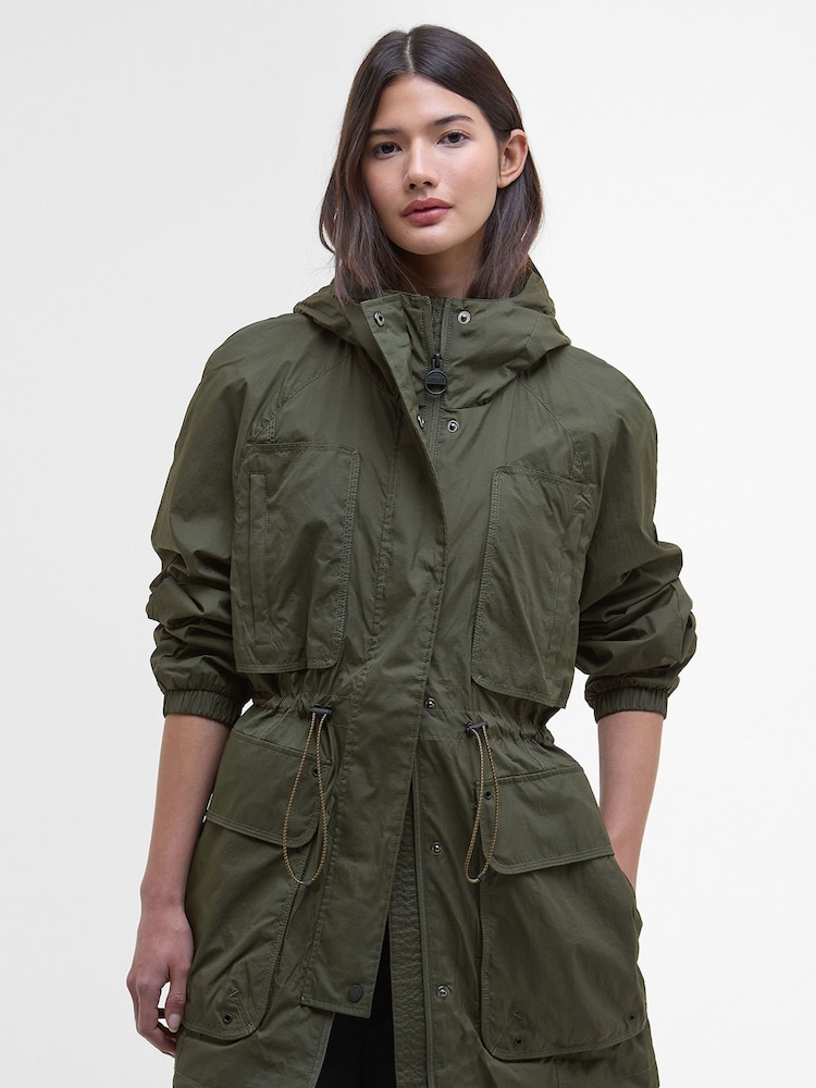 Barbour® International Green Misha Casual Jacket - Image 4 of 9