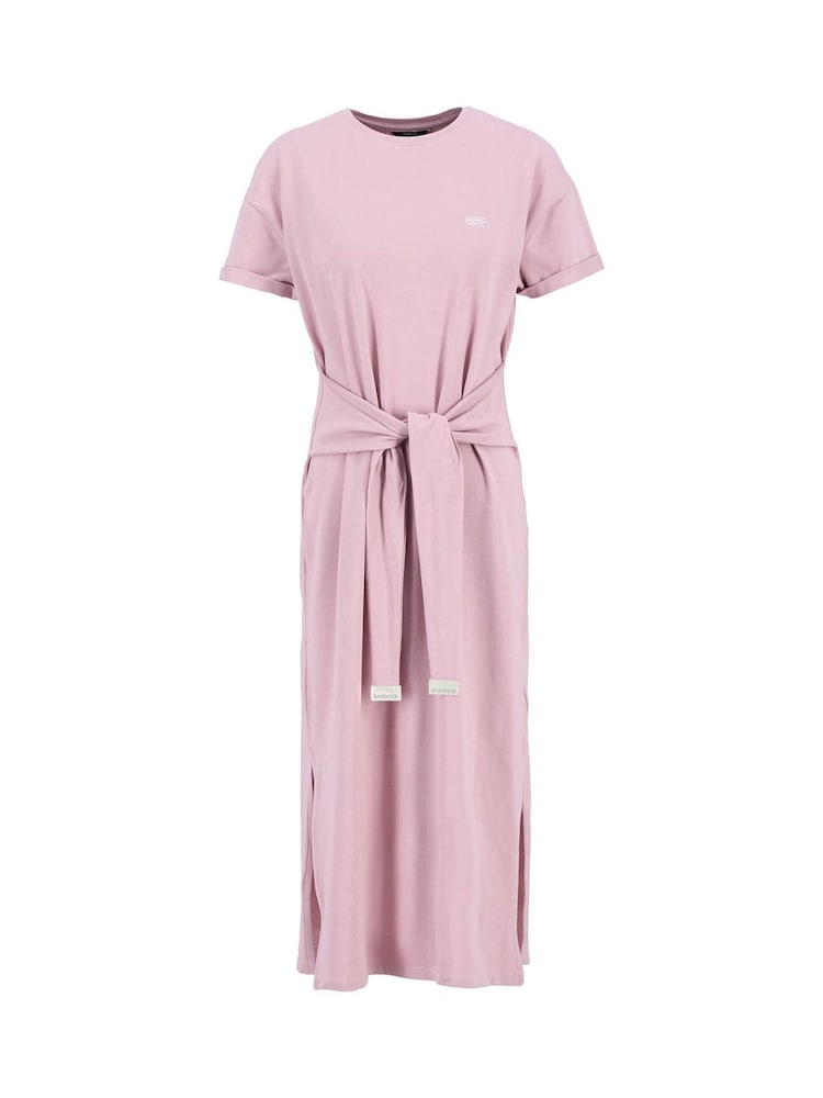Roze - Barbour® International Whitson halflange jurk van stretchkatoen - Image 5 of 5