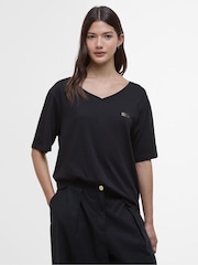 Barbour® International Riley Black T-Shirt - Image 1 of 5