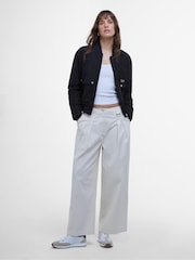 Barbour® International Dakota Wide Leg 100% Cotton Trousers - Image 1 of 5