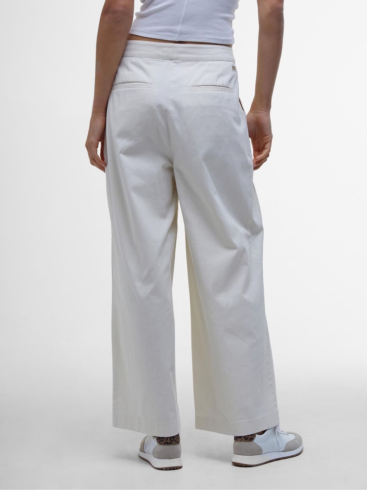 Barbour® International Dakota Wide Leg 100% Cotton Trousers - Image 2 of 5
