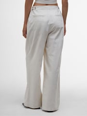 Barbour® International Riley broek met wijde pijpen in natuurlijke kleur - Image 2 of 5