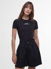 Barbour® International Estella Black T-Shirt - Image 2 of 4