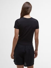 Barbour® International Estella Black T-Shirt - Image 3 of 4