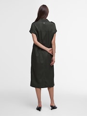 Barbour® International Grey Harlow Midi Dress - Image 2 of 5