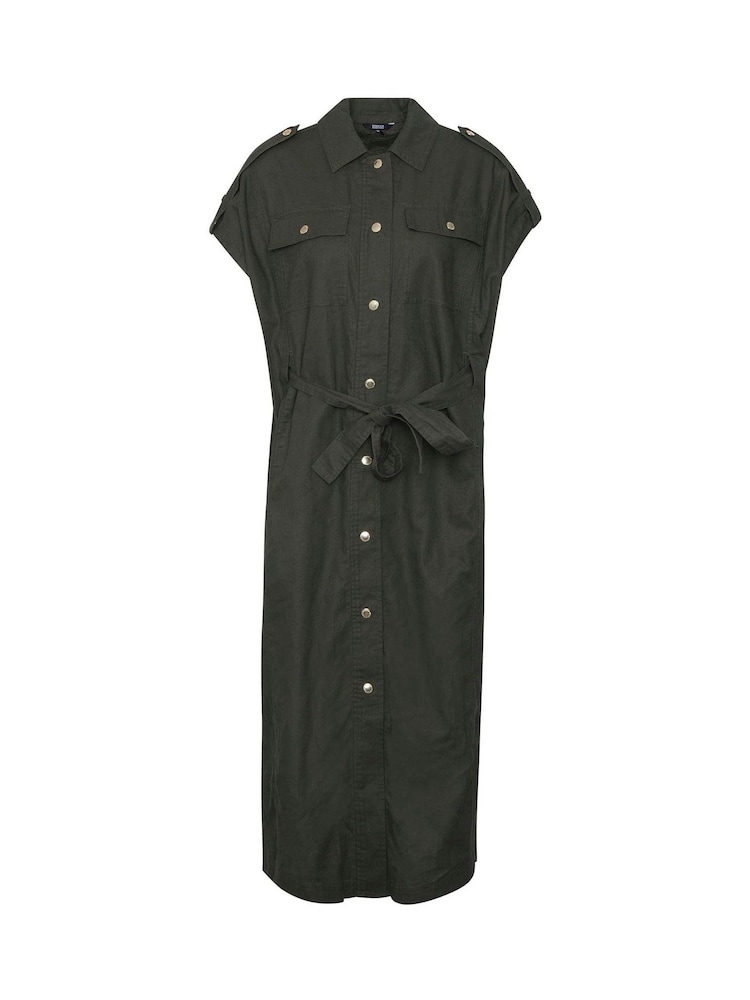 Barbour® International Grey Harlow Midi Dress - Image 5 of 5