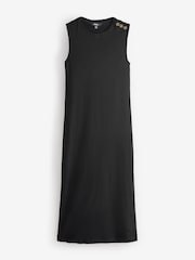 Barbour® International Hadfield Midi Black Dress - Image 6 of 6