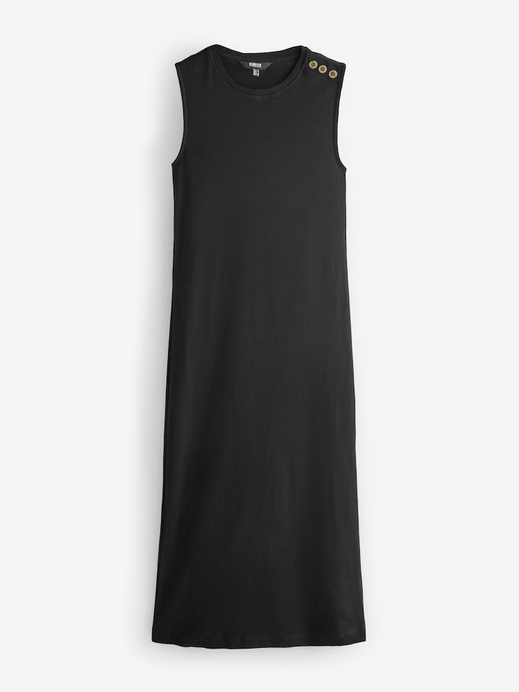 Barbour® International Hadfield Midi Black Dress - Image 6 of 6