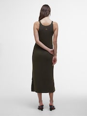 Barbour® International 100% Cotton Dakota Knitted Midi Dress - Image 2 of 5