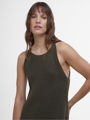 Barbour® International 100% Cotton Dakota Knitted Midi Dress - Image 4 of 5