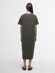 Barbour® International Green Emerson Midi Dress - Image 2 of 5
