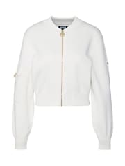 Barbour® International Natural 100% Cotton Priya Knitted Bomber Jacket - Image 6 of 6