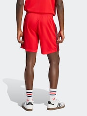 adidas Originals Red Adicolor Jacquard Shorts - Image 2 of 6