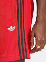 adidas Originals Red Adicolor Jacquard Shorts - Image 4 of 6