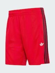 adidas Originals Red Adicolor Jacquard Shorts - Image 6 of 6
