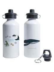 Star Editions Personalised The Snail And The Whale White Water Bottle - Image 1 of 2